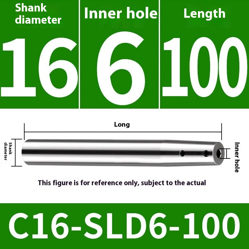 2059-High precision side solid SLD extension rod CNC milling cutter extended rod small diameter straight handle deep cavity avoidance C12C16C20 Shandong Denso Pricision Tools Co.,Ltd.